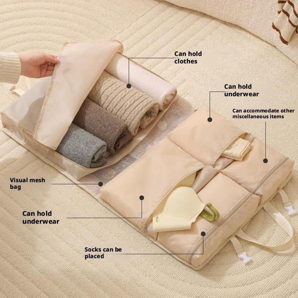 Clutter-Free Magic: Foldable Hanging Bag for Ultimate Organizatio