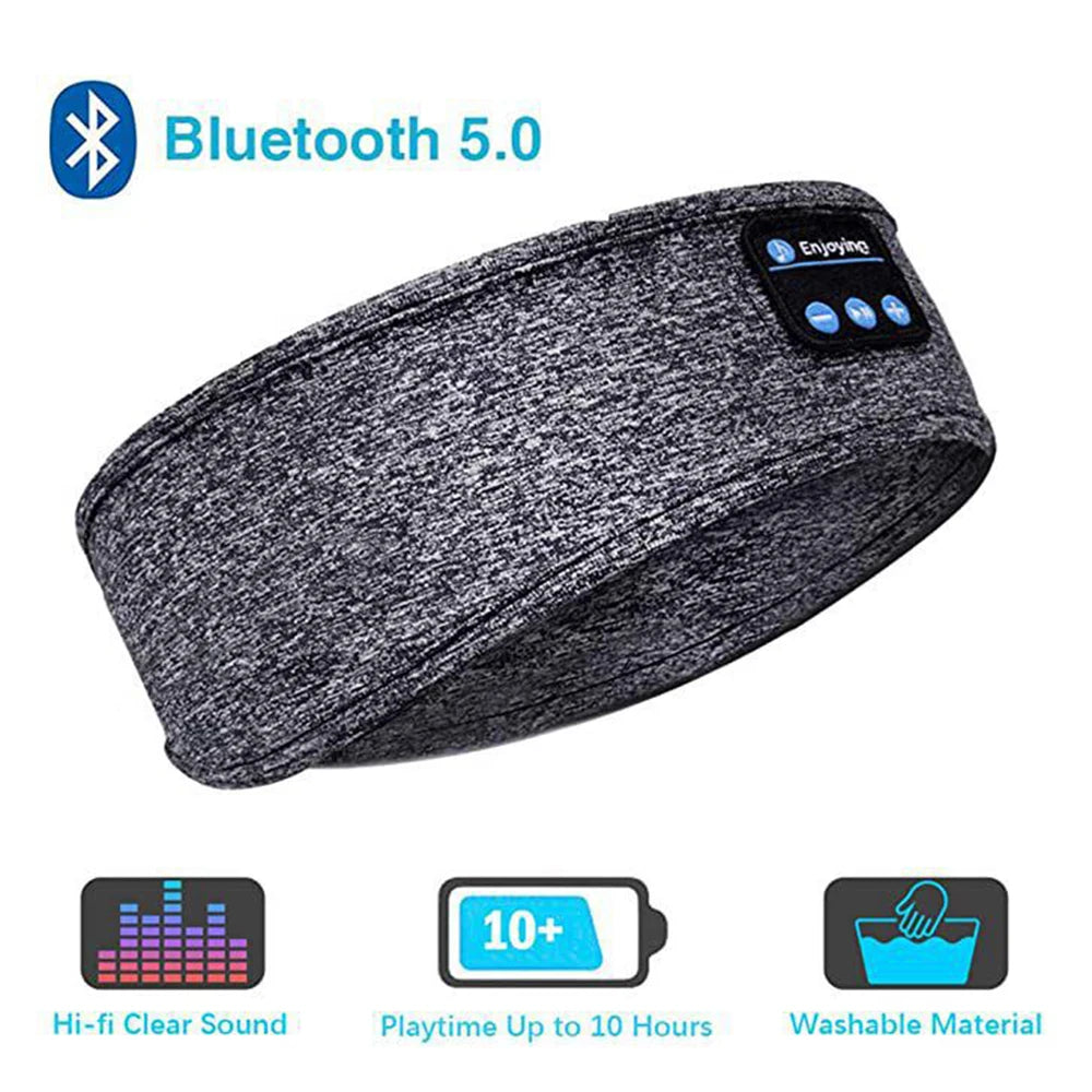 Bluetooth 5.0 Wireless Music Headband | Sleep, Sports & Yoga Stereo Headset