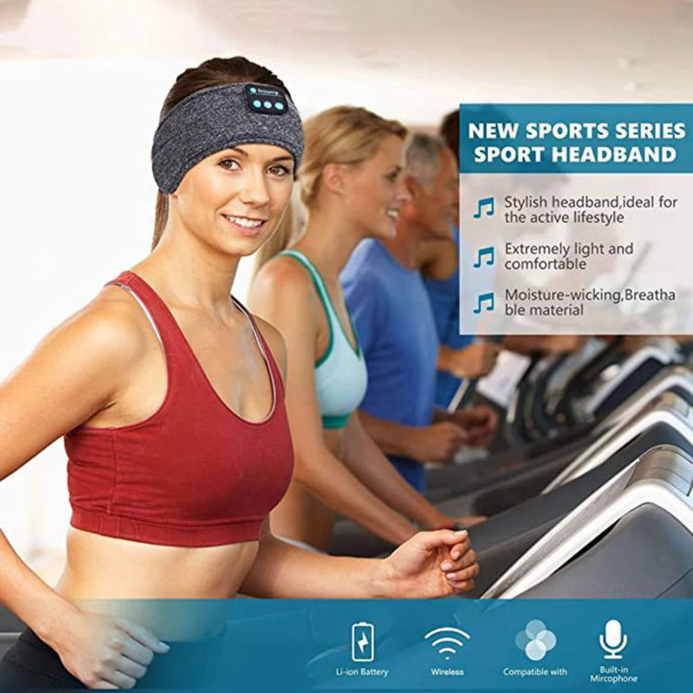 Bluetooth 5.0 Wireless Music Headband | Sleep, Sports & Yoga Stereo Headset