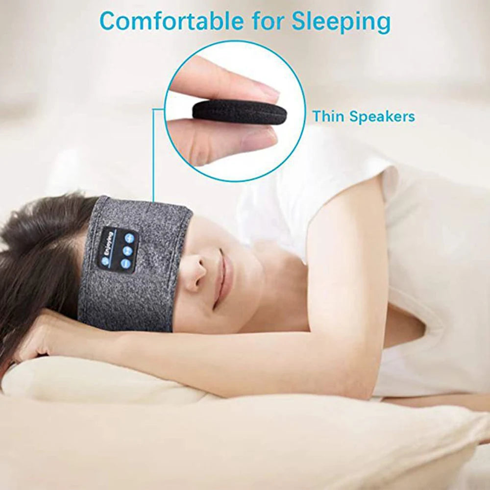 Bluetooth 5.0 Wireless Music Headband | Sleep, Sports & Yoga Stereo Headset