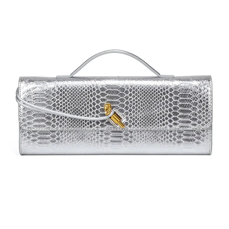 👜 Velisse – Luxury Crocodile-Pattern Top-Handle & Crossbody Bag