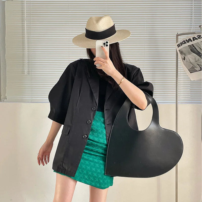 👜 Yogodlns™ Soft PU Leather Hobo Shoulder Bag – Minimalist Everyday Elegance