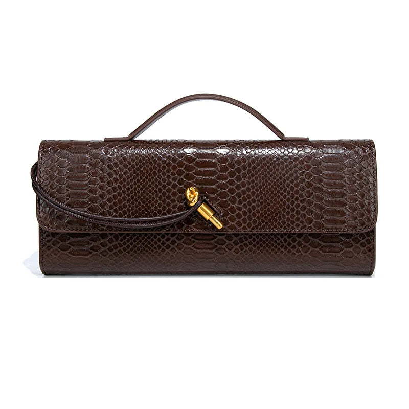 👜 Velisse – Luxury Crocodile-Pattern Top-Handle & Crossbody Bag