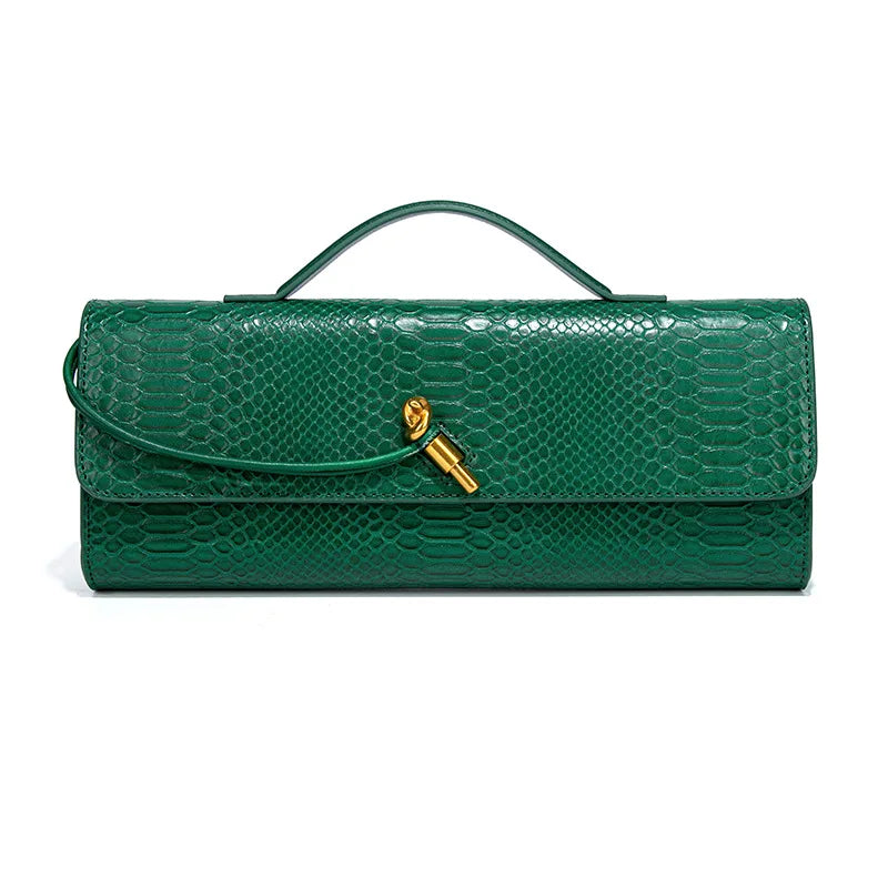 👜 Velisse – Luxury Crocodile-Pattern Top-Handle & Crossbody Bag