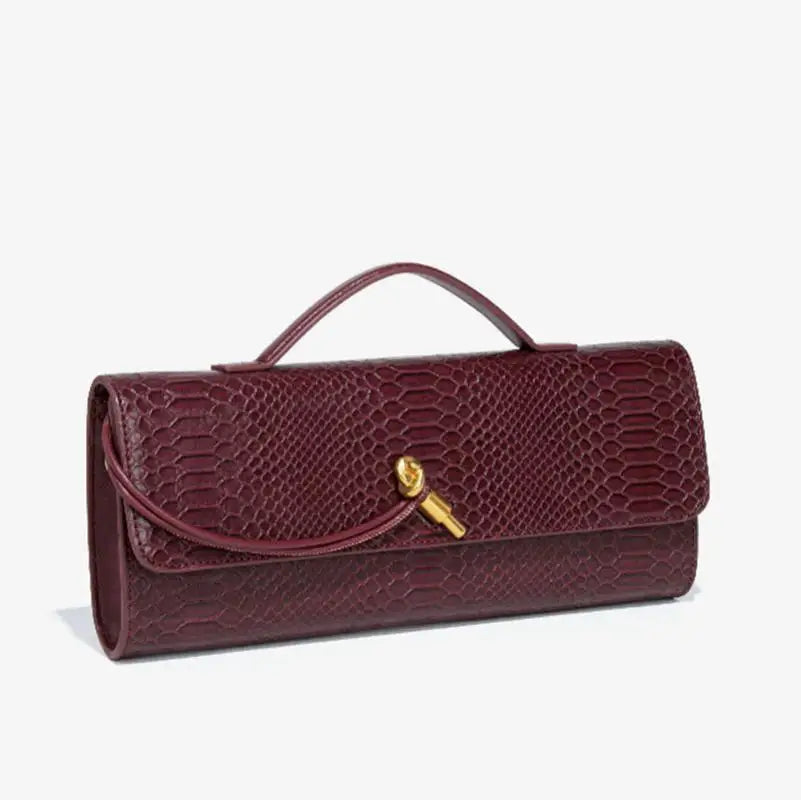 👜 Velisse – Luxury Crocodile-Pattern Top-Handle & Crossbody Bag