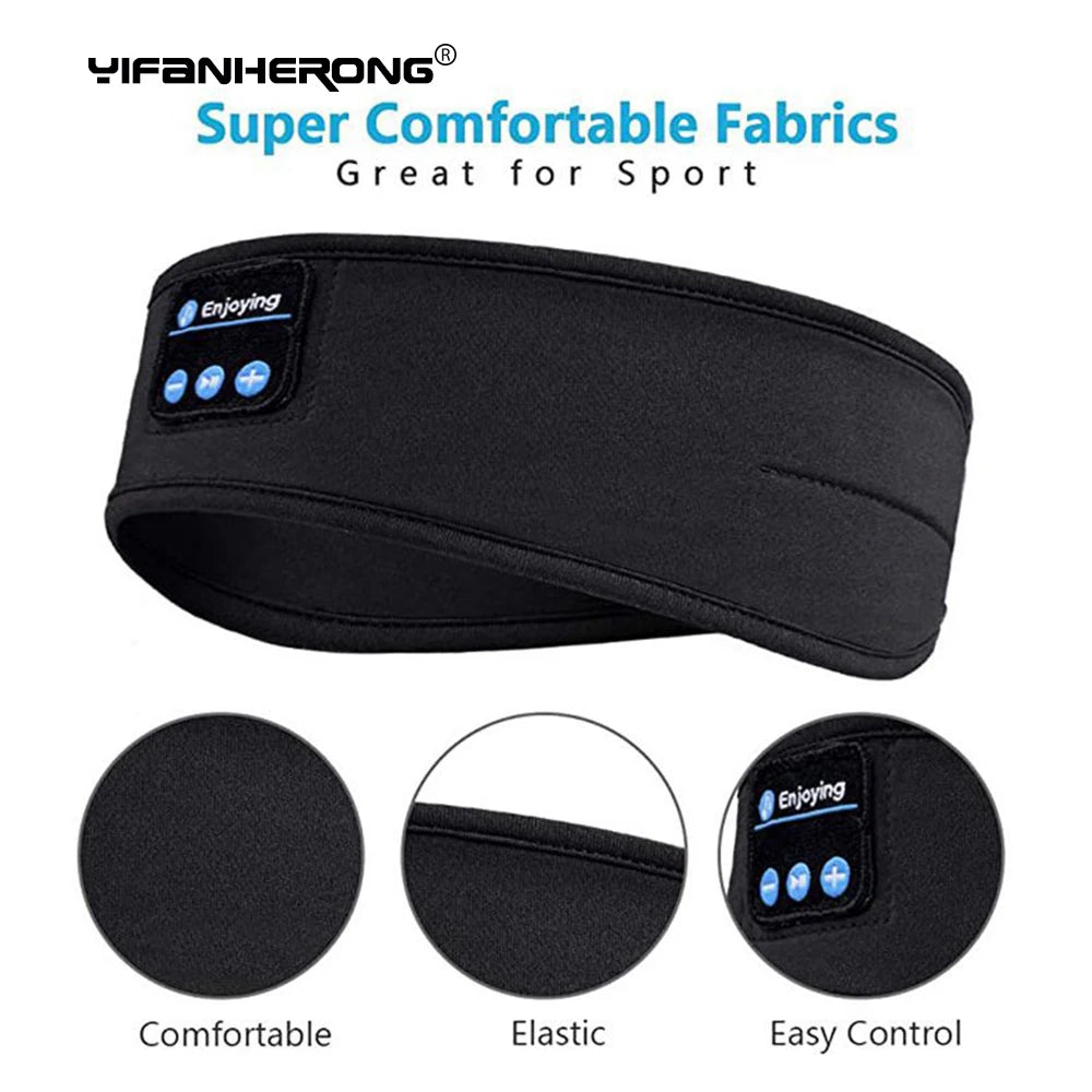 Bluetooth 5.0 Wireless Music Headband | Sleep, Sports & Yoga Stereo Headset