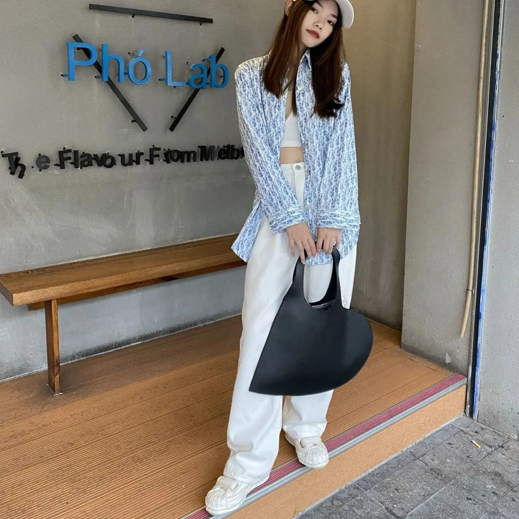 👜 Yogodlns™ Soft PU Leather Hobo Shoulder Bag – Minimalist Everyday Elegance