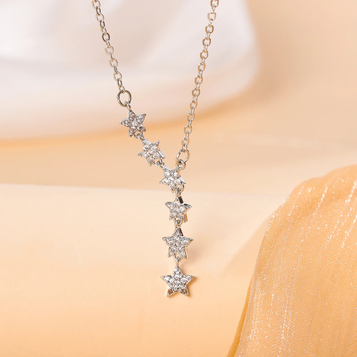 ✨ Celestia – Sterling Silver Pentagram Star Necklace
