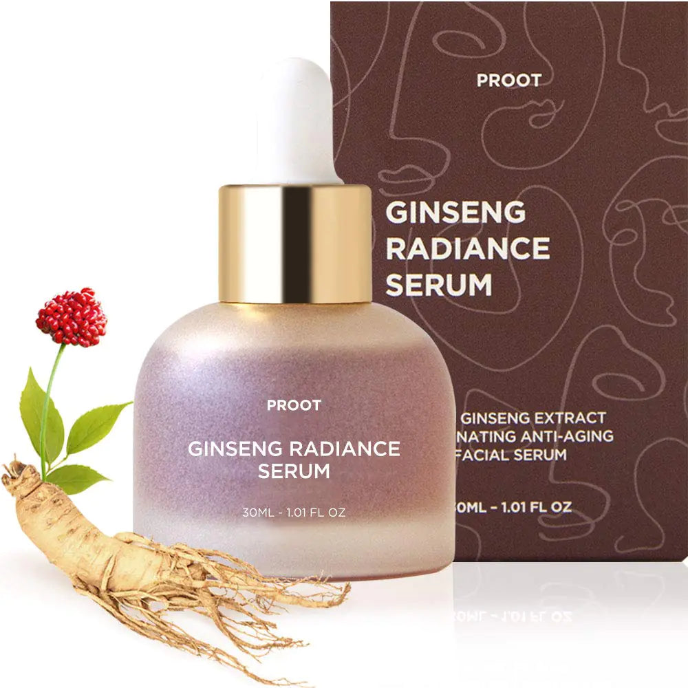 PROOT Premium Ginseng Essence – Korean Herbal Serum for Radiance, Elasticity & Deep Hydration