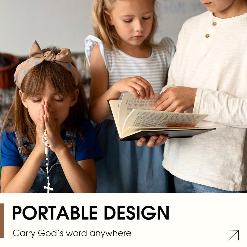 📖 Daily Bible Verse Wooden Scripture Box – 150 Inspirational Cards for Faith & Reflection